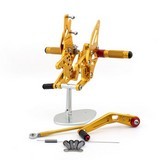 Cnc Rearset Rear Set Footpegs Honda Cbr1000Rr Cbr 1000 Rr 2008-2009 Gold